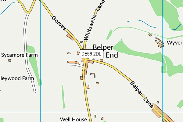 DE56 2DL map - OS VectorMap District (Ordnance Survey)