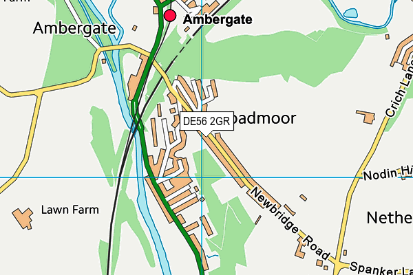 Map of DERBYSHIRE HARDWARE LIMITED at district scale