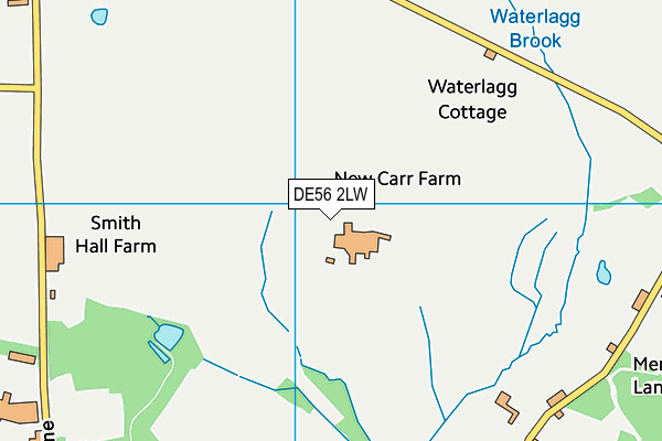 DE56 2LW map - OS VectorMap District (Ordnance Survey)