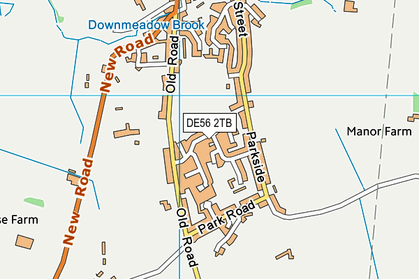 DE56 2TB map - OS VectorMap District (Ordnance Survey)
