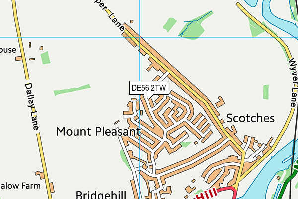 Map of DERBYSHIRE DIGITAL LIMITED at district scale