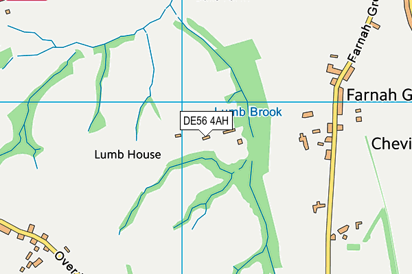 DE56 4AH map - OS VectorMap District (Ordnance Survey)