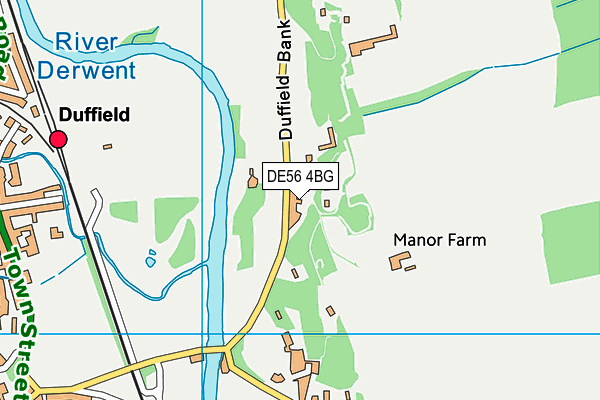 DE56 4BG map - OS VectorMap District (Ordnance Survey)