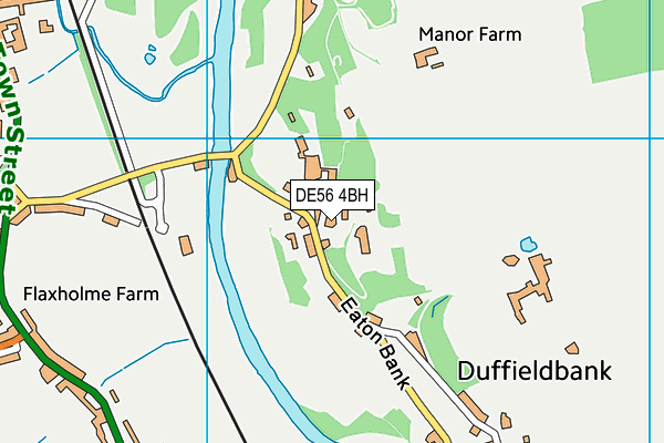 DE56 4BH map - OS VectorMap District (Ordnance Survey)