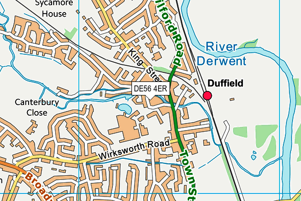 DE56 4ER map - OS VectorMap District (Ordnance Survey)