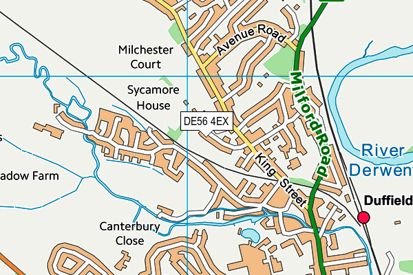 DE56 4EX map - OS VectorMap District (Ordnance Survey)