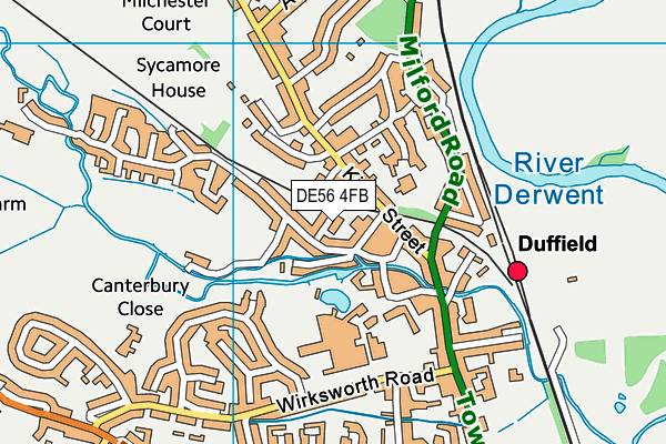 DE56 4FB map - OS VectorMap District (Ordnance Survey)