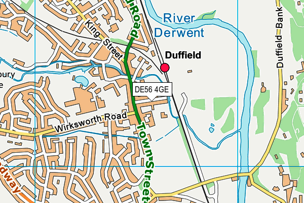 DE56 4GE map - OS VectorMap District (Ordnance Survey)