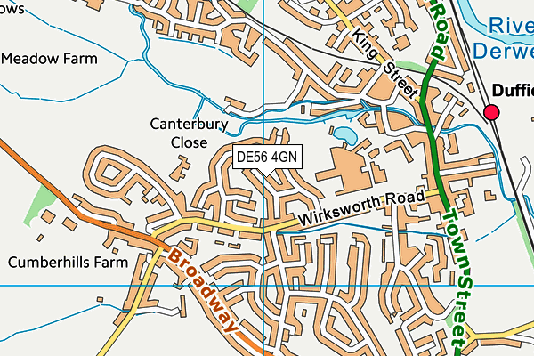 DE56 4GN map - OS VectorMap District (Ordnance Survey)