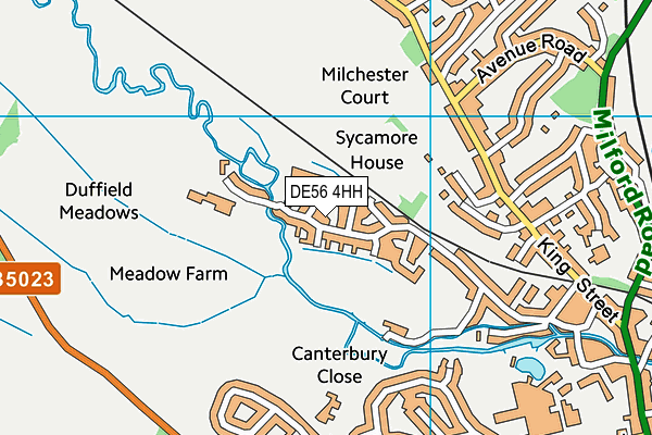DE56 4HH map - OS VectorMap District (Ordnance Survey)