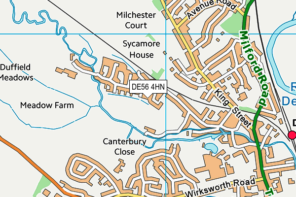 DE56 4HN map - OS VectorMap District (Ordnance Survey)