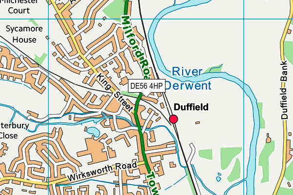 DE56 4HP map - OS VectorMap District (Ordnance Survey)