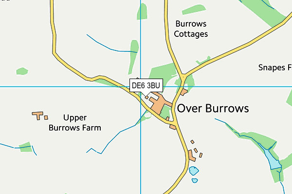 Brailsford Golf Course map (DE6 3BU) - OS VectorMap District (Ordnance Survey)