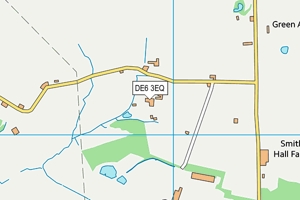 DE6 3EQ map - OS VectorMap District (Ordnance Survey)