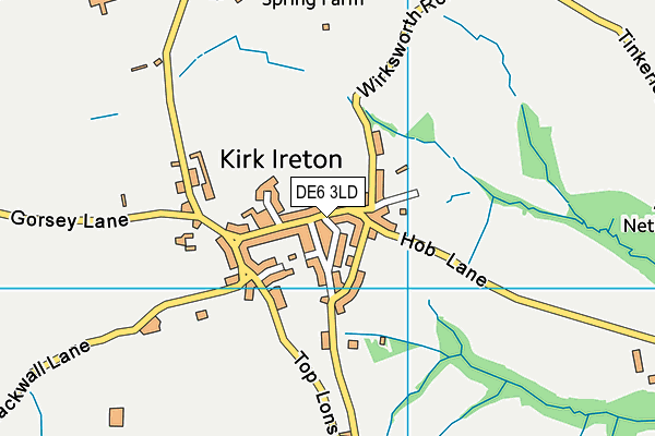 Kirk Ireton C of E Primary School map (DE6 3LD) - OS VectorMap District (Ordnance Survey)