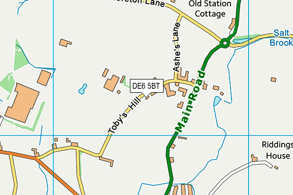 Map of THE ROEBUCK (DRAYCOTT) LIMITED at district scale