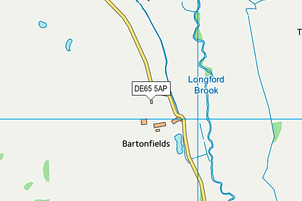 DE65 5AP map - OS VectorMap District (Ordnance Survey)