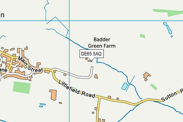 DE65 5AQ map - OS VectorMap District (Ordnance Survey)