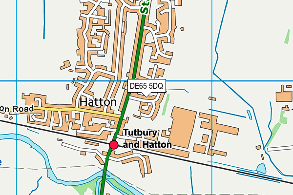 DE65 5DQ map - OS VectorMap District (Ordnance Survey)