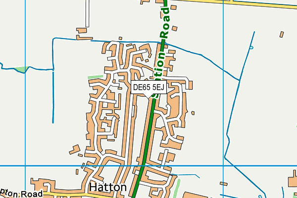 DE65 5EJ map - OS VectorMap District (Ordnance Survey)