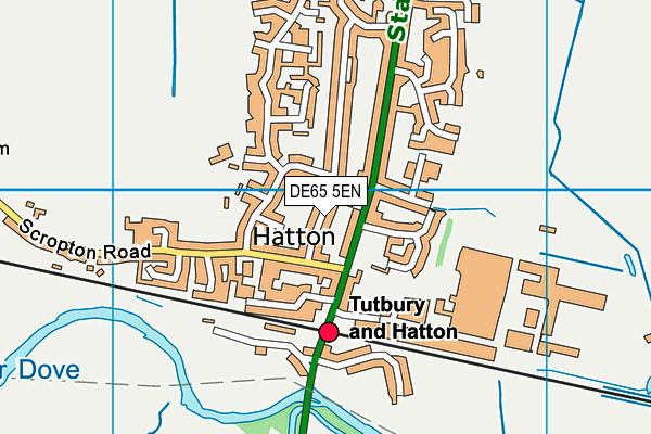 DE65 5EN map - OS VectorMap District (Ordnance Survey)