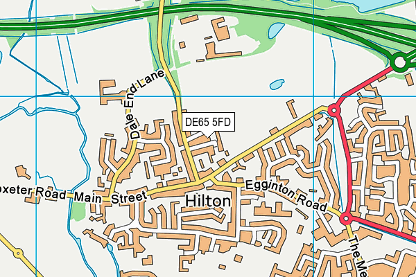 DE65 5FD map - OS VectorMap District (Ordnance Survey)