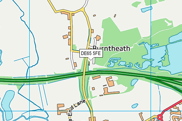 DE65 5FE map - OS VectorMap District (Ordnance Survey)