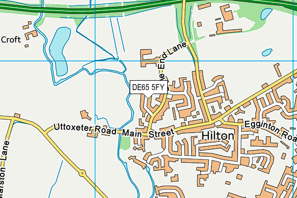 DE65 5FY map - OS VectorMap District (Ordnance Survey)