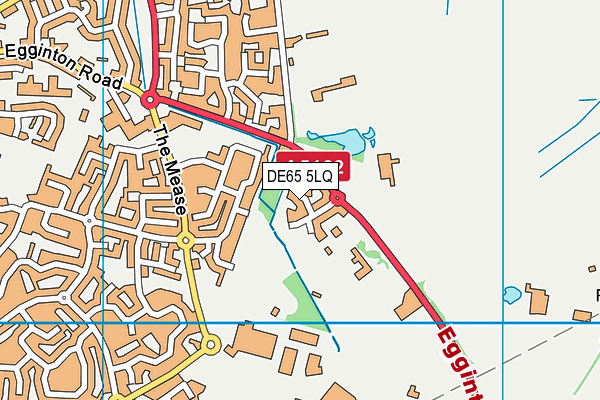 DE65 5LQ map - OS VectorMap District (Ordnance Survey)