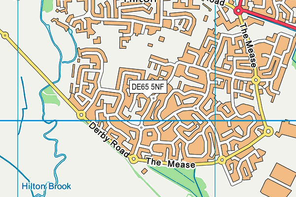 DE65 5NF map - OS VectorMap District (Ordnance Survey)