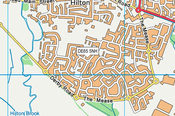 DE65 5NH map - OS VectorMap District (Ordnance Survey)