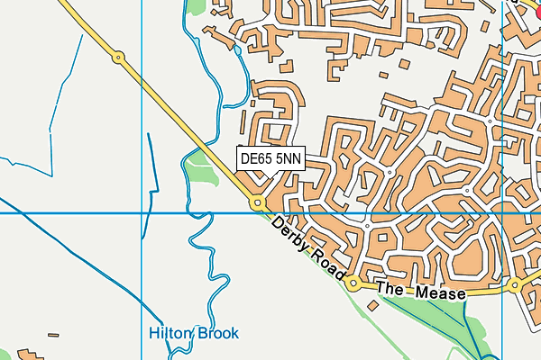 DE65 5NN map - OS VectorMap District (Ordnance Survey)
