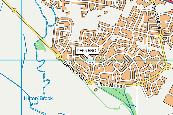 DE65 5NQ map - OS VectorMap District (Ordnance Survey)