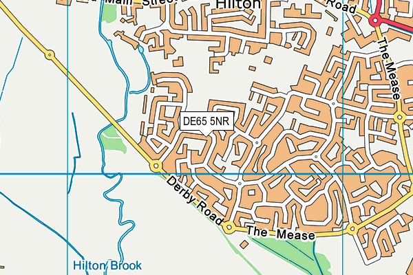 DE65 5NR map - OS VectorMap District (Ordnance Survey)