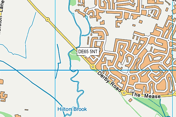 DE65 5NT map - OS VectorMap District (Ordnance Survey)