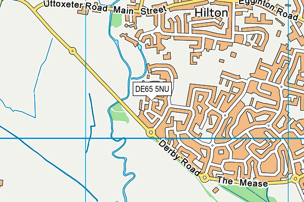 DE65 5NU map - OS VectorMap District (Ordnance Survey)