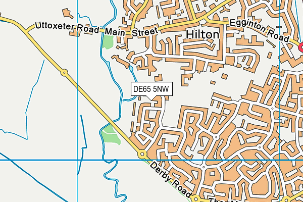 DE65 5NW map - OS VectorMap District (Ordnance Survey)