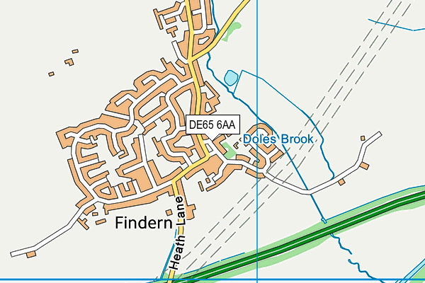 Map of THE OLD FORGE DAY NURSERY LTD at district scale
