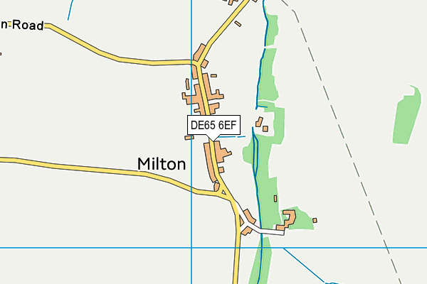 DE65 6EF map - OS VectorMap District (Ordnance Survey)