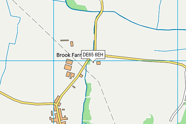 DE65 6EH map - OS VectorMap District (Ordnance Survey)