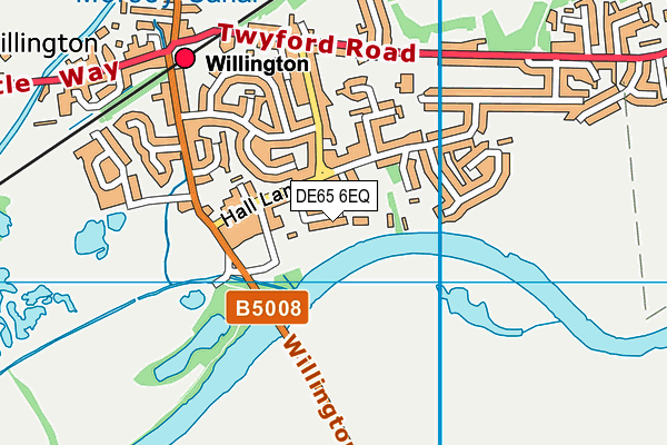 DE65 6EQ map - OS VectorMap District (Ordnance Survey)