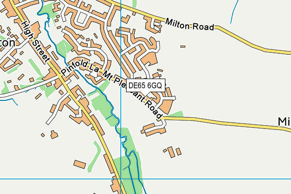 DE65 6GQ map - OS VectorMap District (Ordnance Survey)