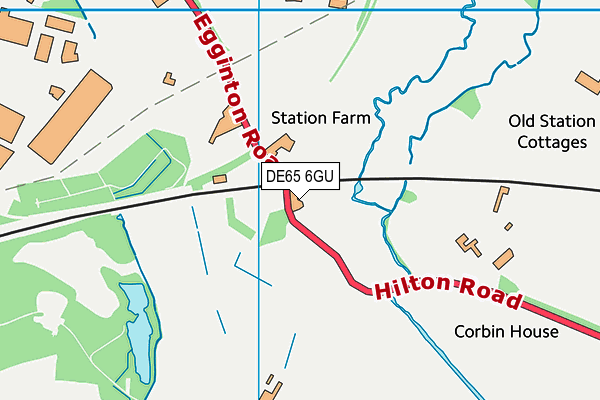 Longdon Park School map (DE65 6GU) - OS VectorMap District (Ordnance Survey)