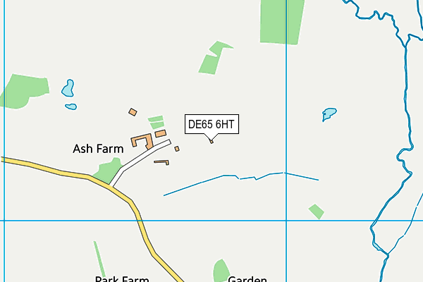 DE65 6HT map - OS VectorMap District (Ordnance Survey)