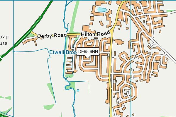 DE65 6NN map - OS VectorMap District (Ordnance Survey)