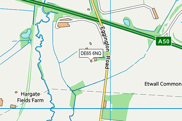 DE65 6NQ map - OS VectorMap District (Ordnance Survey)