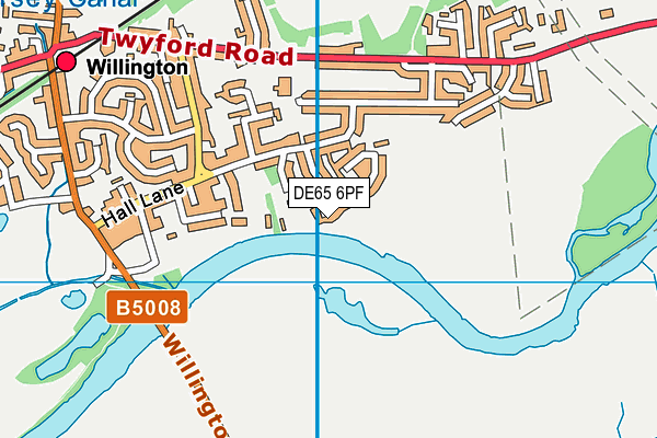 DE65 6PF map - OS VectorMap District (Ordnance Survey)