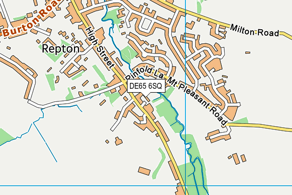 DE65 6SQ map - OS VectorMap District (Ordnance Survey)
