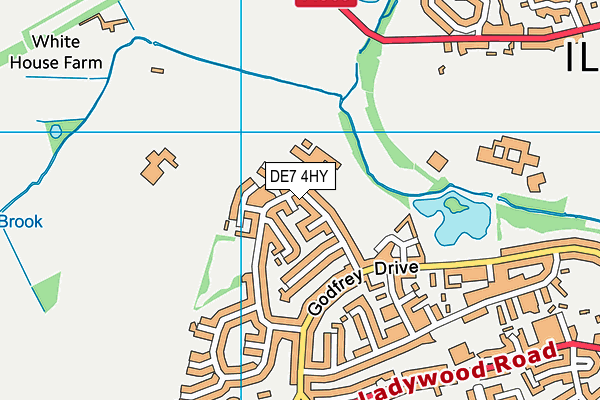 DE7 4HY map - OS VectorMap District (Ordnance Survey)