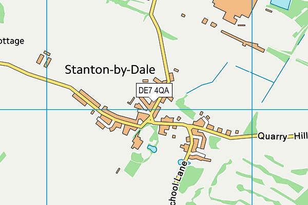 DE7 4QA map - OS VectorMap District (Ordnance Survey)